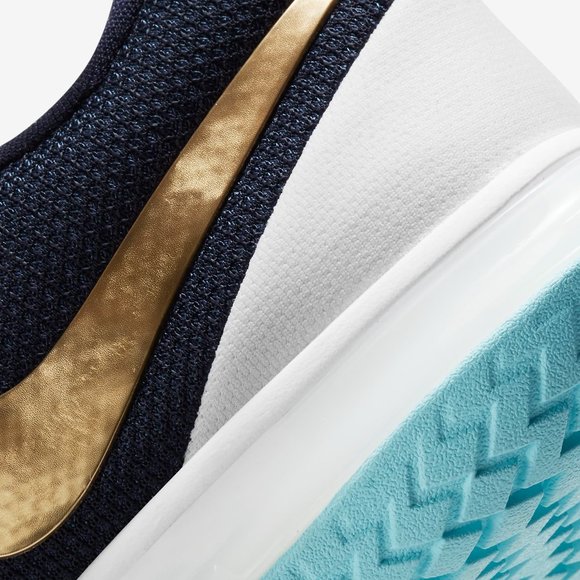 NikeCourt Air Zoom Vapor Cage 4 CD0424-401 Obsidian Gold Tennis NEW - Picture 5 of 13